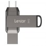 Lexar | 2-in-1 Flash Drive | JumpDrive Dual Drive D400 | 64 GB | USB 3.1 | Grey - 3